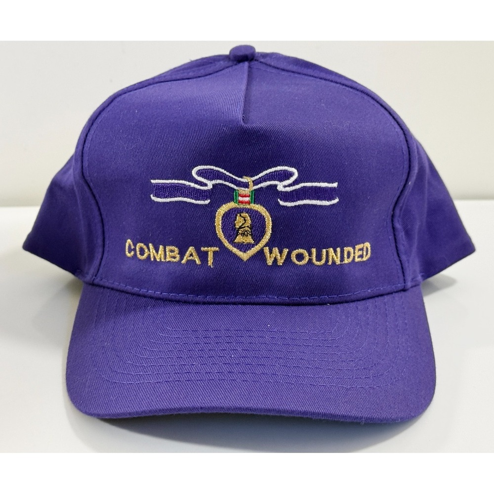 COBAT WOUNDED Adjustable Purple Cap Hat by OTTO